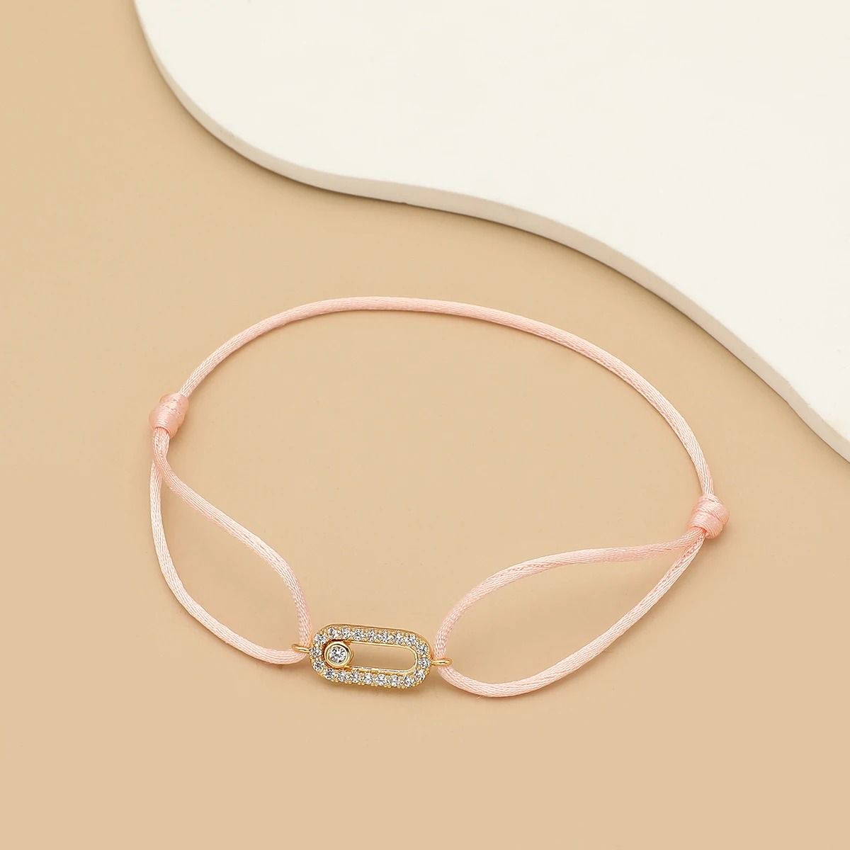 Adjustable Stone Woven Rope Bracelet For Men And Women