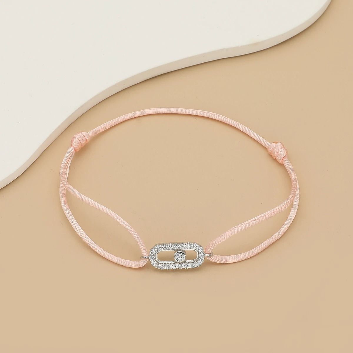 Adjustable Stone Woven Rope Bracelet For Men And Women