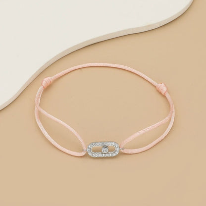 Adjustable Stone Woven Rope Bracelet For Men And Women