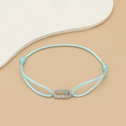 Adjustable Stone Woven Rope Bracelet For Men And Women