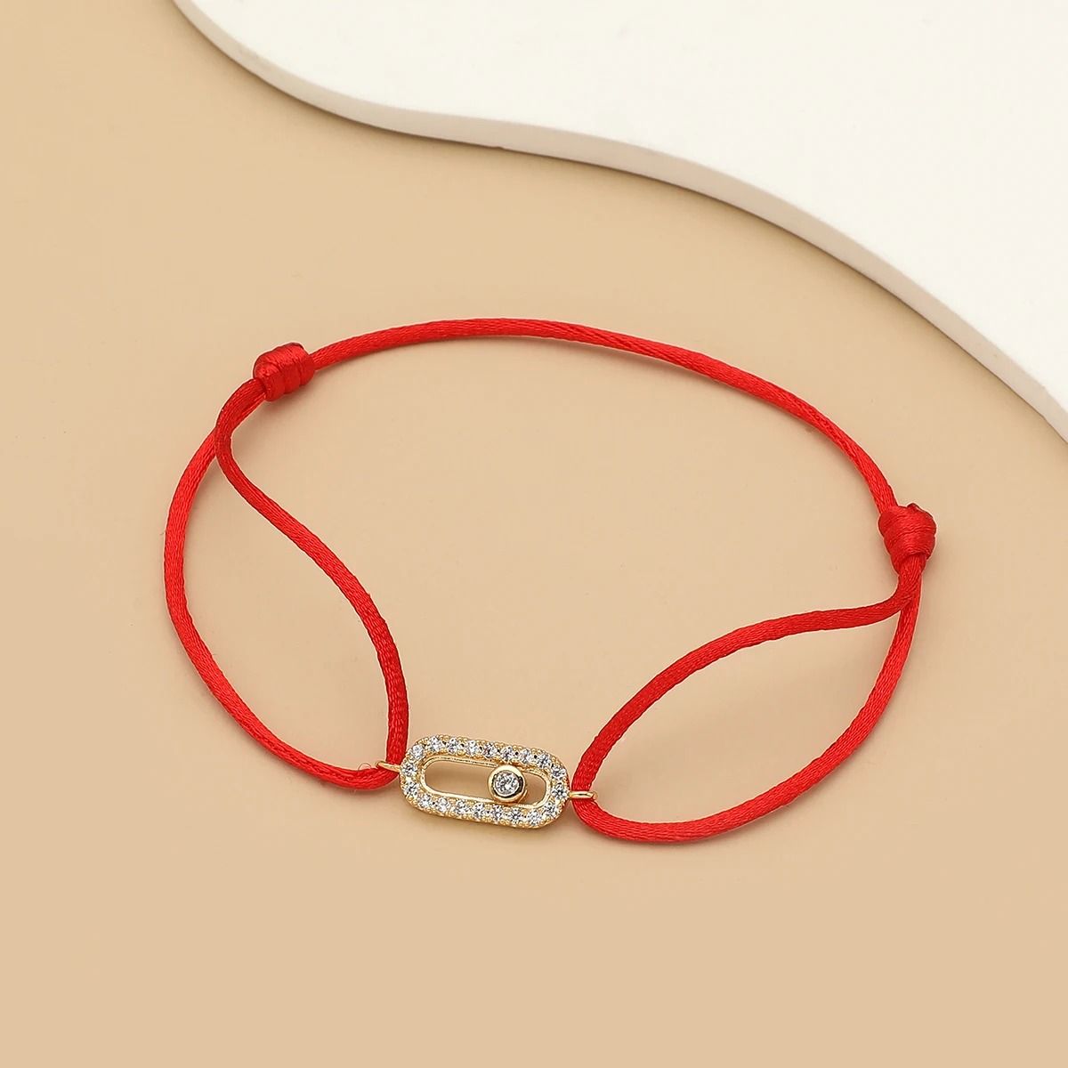 Adjustable Stone Woven Rope Bracelet For Men And Women