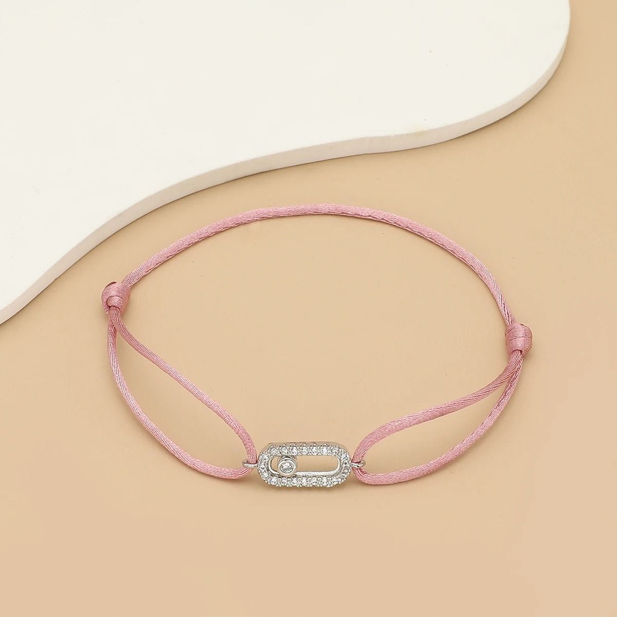 Adjustable Stone Woven Rope Bracelet For Men And Women