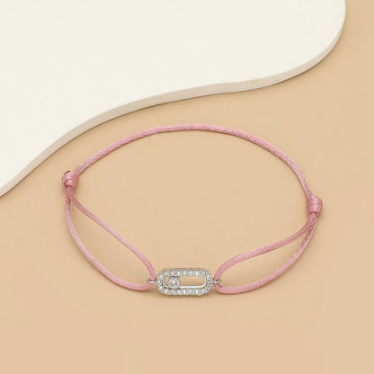 Adjustable Stone Woven Rope Bracelet For Men And Women