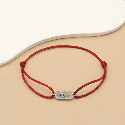 Adjustable Stone Woven Rope Bracelet For Men And Women