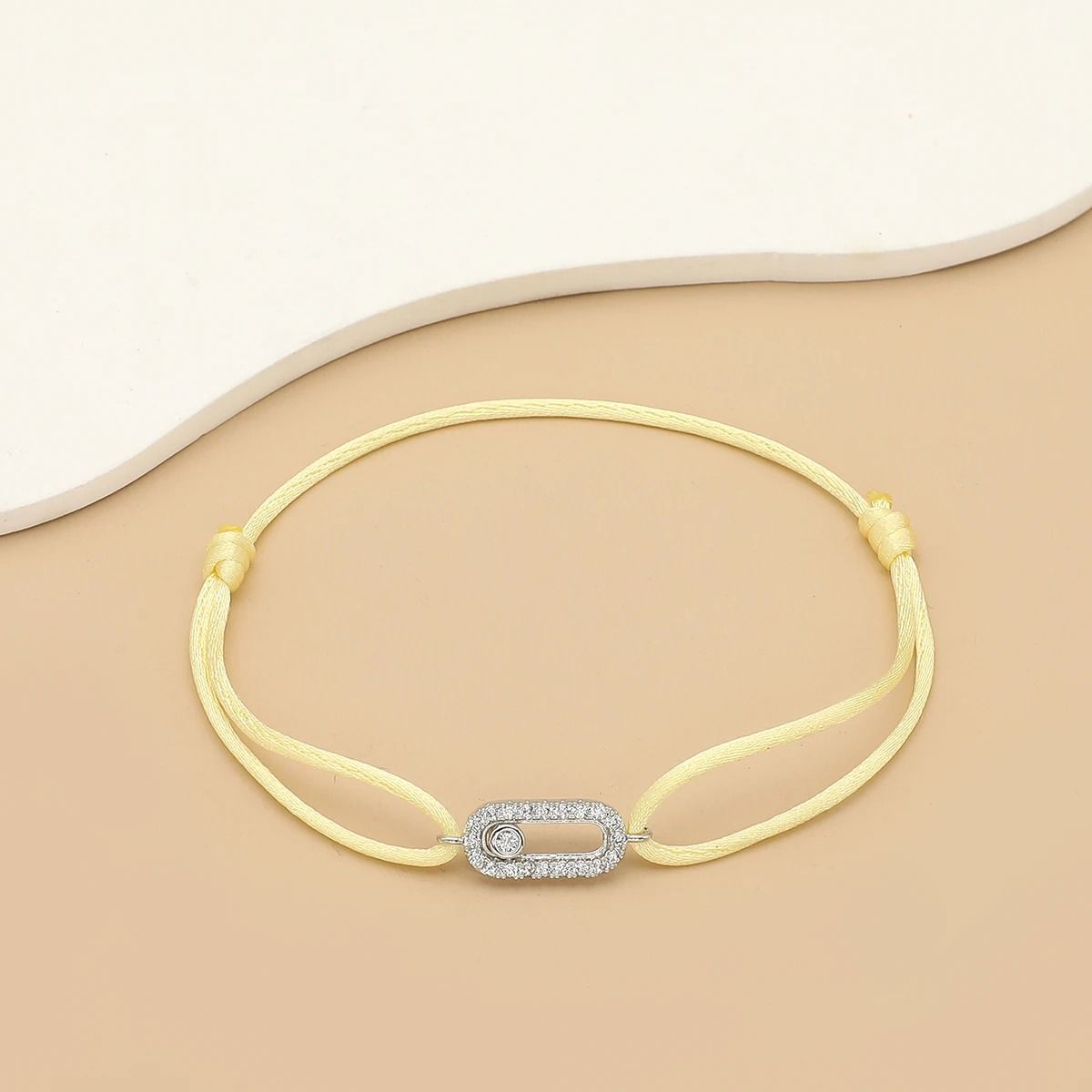 Adjustable Stone Woven Rope Bracelet For Men And Women