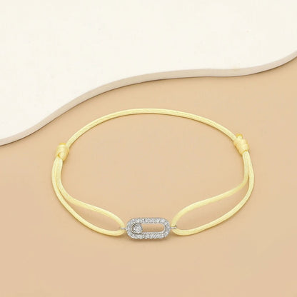 Adjustable Stone Woven Rope Bracelet For Men And Women
