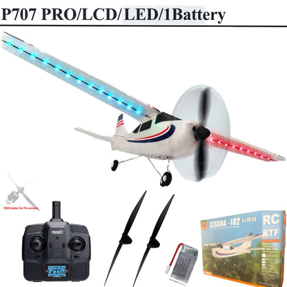 Advanced Remote Control Airplane With Gyro Stabilization And LED Display
