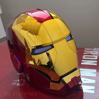 Wearable Voice Control Iron Man Helmet With LED Eyes