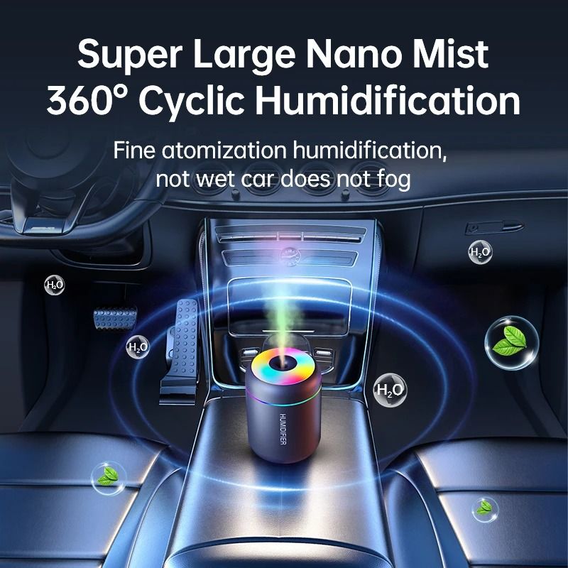 Mini USB Air Humidifier 180ML Aroma Diffuser