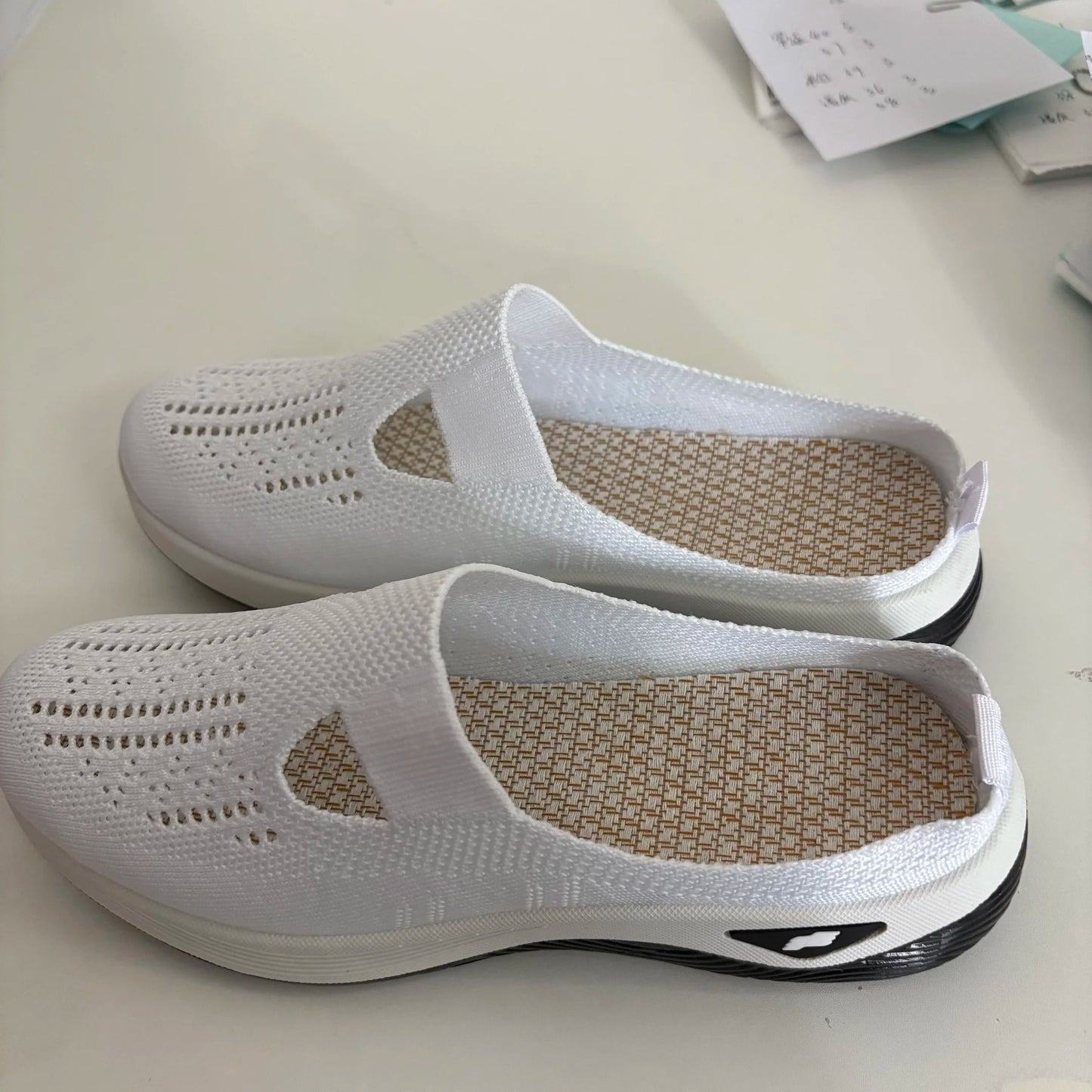 Women Vent Half Slipper Summer House Shoes