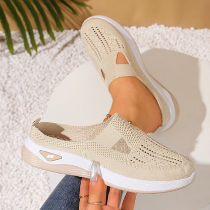 Women Vent Half Slipper Summer House Shoes