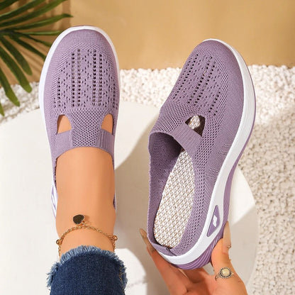 Women Vent Half Slipper Summer House Shoes