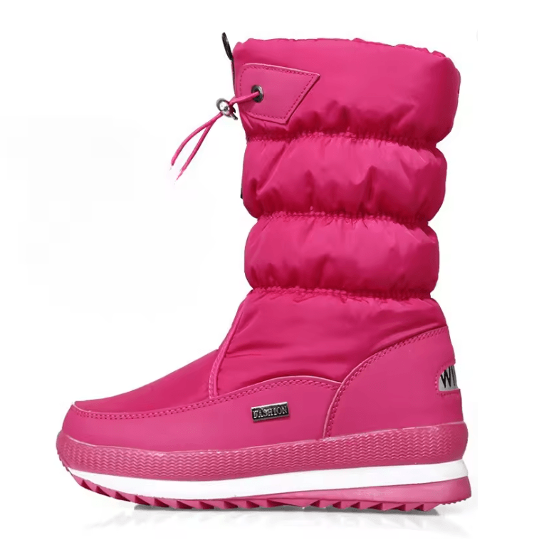 SnowLuxe Warm Plush Waterproof Winter Boots for Women