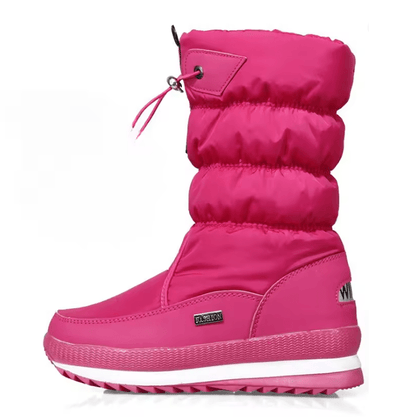 SnowLuxe Warm Plush Waterproof Winter Boots for Women
