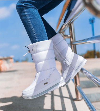 SnowLuxe Warm Plush Waterproof Winter Boots for Women