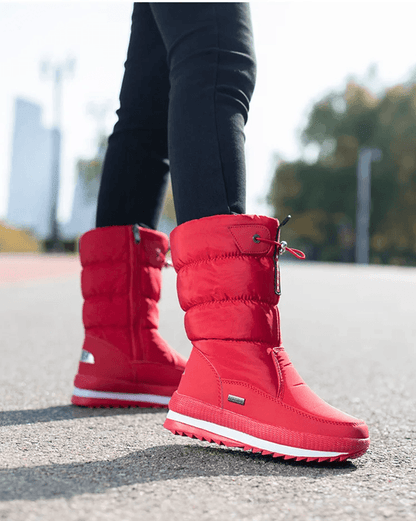 SnowLuxe Warm Plush Waterproof Winter Boots for Women
