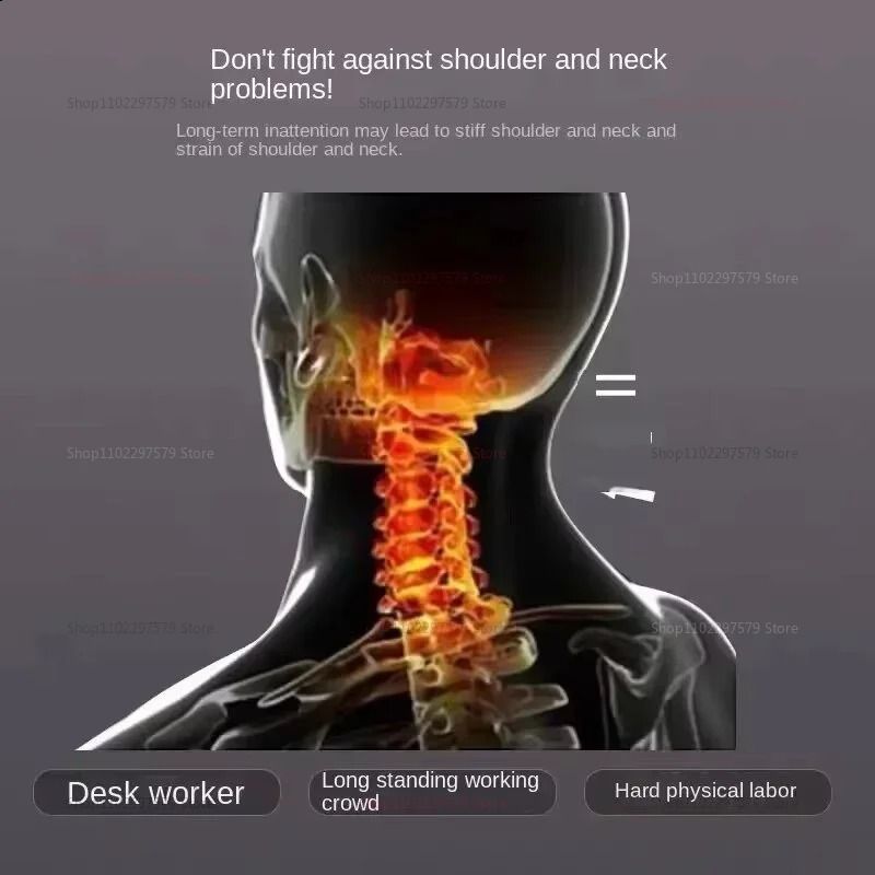 Ergonomic Cervical Orthopedic Neck Pillow for Better Sleep and Massage Support