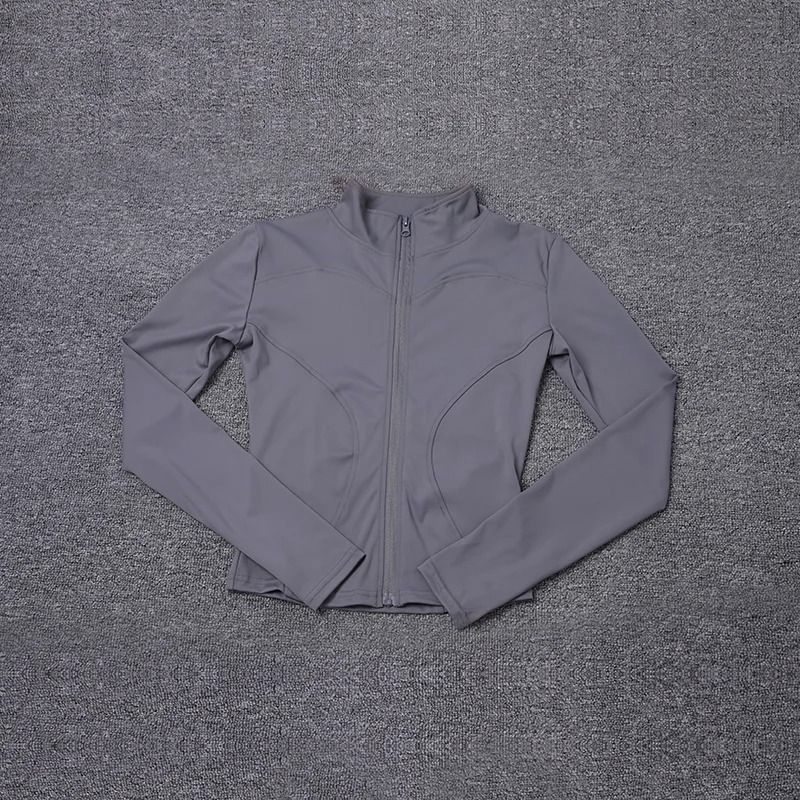 Women Sport Jacket Long Sleeve Workout Coat Gym Training Yoga Top
