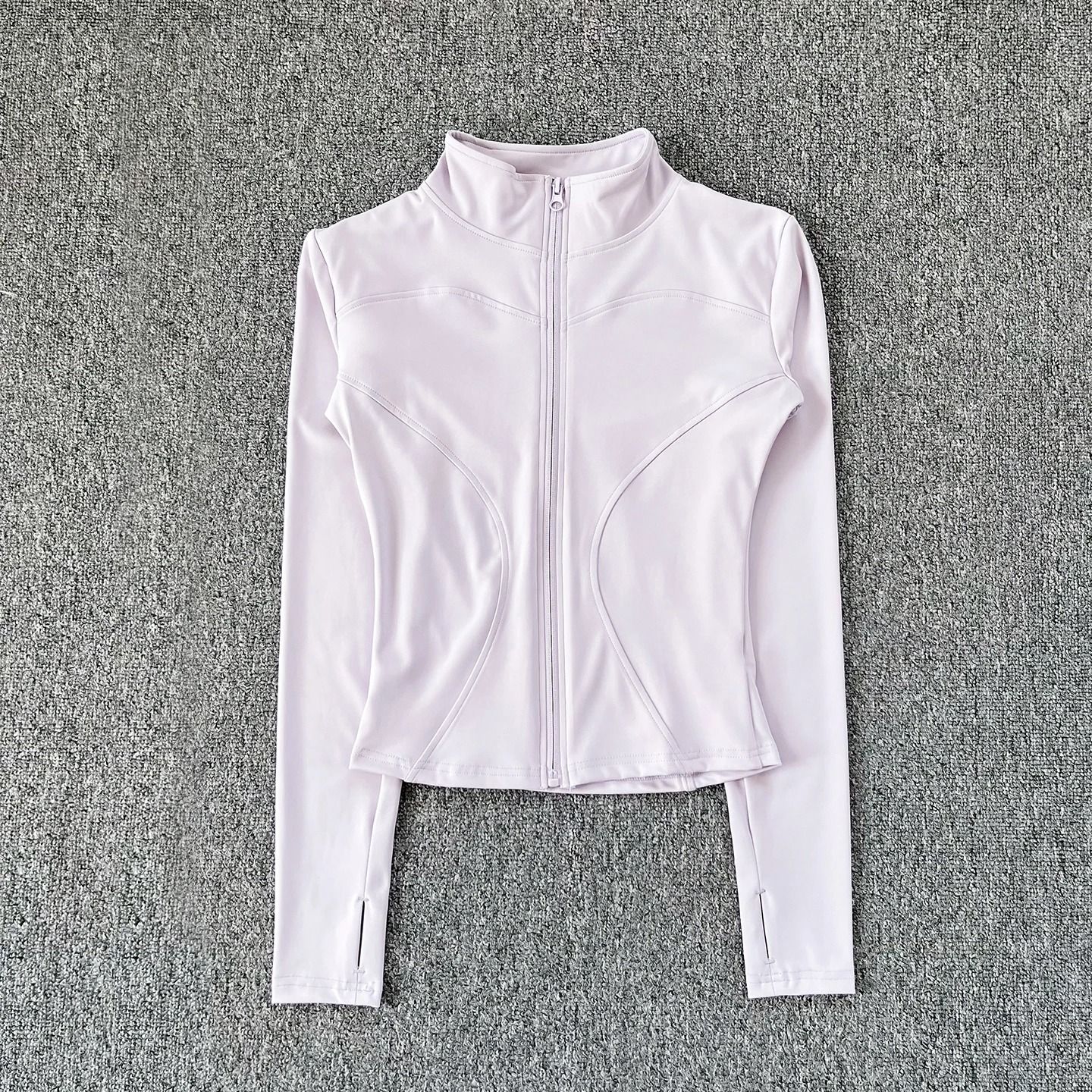 Women Sport Jacket Long Sleeve Workout Coat Gym Training Yoga Top