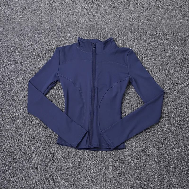 Women Sport Jacket Long Sleeve Workout Coat Gym Training Yoga Top