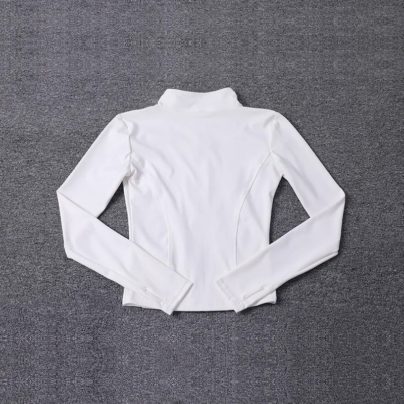 Women Sport Jacket Long Sleeve Workout Coat Gym Training Yoga Top