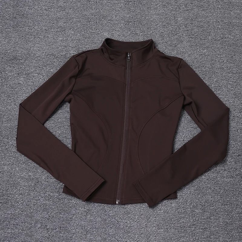Women Sport Jacket Long Sleeve Workout Coat Gym Training Yoga Top
