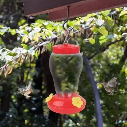 480ML Plastic Bird Water Feeder Bottle Clear Hanging Hummingbird Feeder for Garden