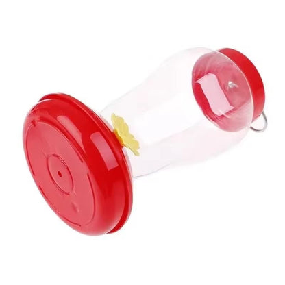 480ML Plastic Bird Water Feeder Bottle Clear Hanging Hummingbird Feeder for Garden