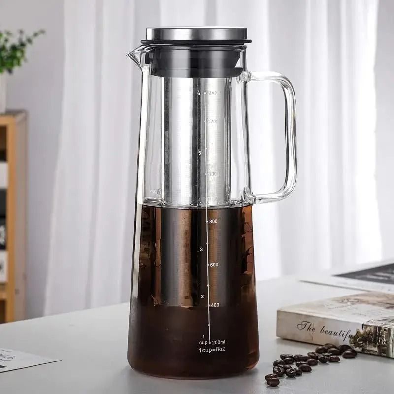 Airtight Cold Brew And Tea Infuser Glass Carafe