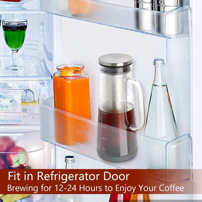 Airtight Cold Brew And Tea Infuser Glass Carafe