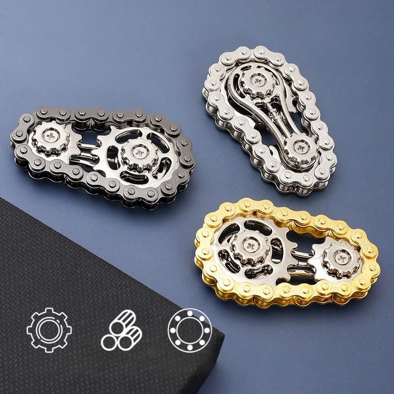 Metal Flywheel Fidget Spinner For Stress And Focus