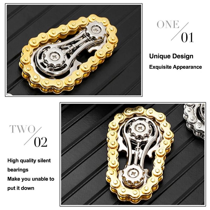 Metal Flywheel Fidget Spinner For Stress And Focus