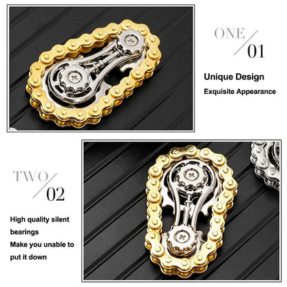 Metal Flywheel Fidget Spinner For Stress And Focus