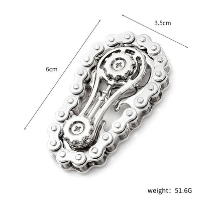 Metal Flywheel Fidget Spinner For Stress And Focus