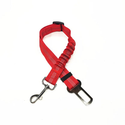 Adjustable Reflective Dog Seat Belt Harness For Car Travel