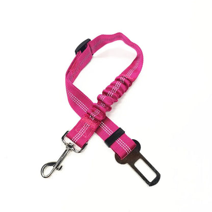 Adjustable Reflective Dog Seat Belt Harness For Car Travel