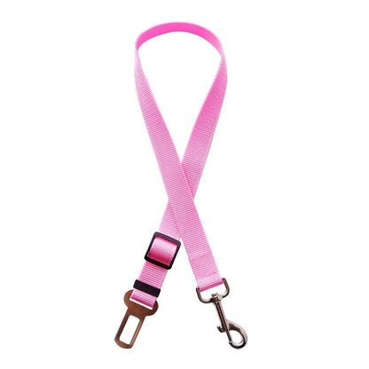 Adjustable Reflective Dog Seat Belt Harness For Car Travel