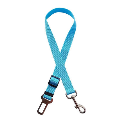 Adjustable Reflective Dog Seat Belt Harness For Car Travel