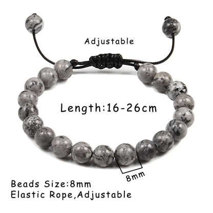 Adjustable Tiger Eye Stone Bracelet For Men And Women