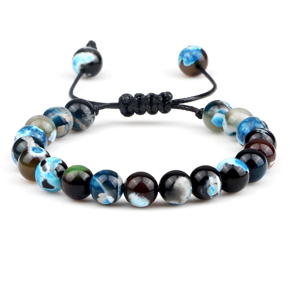 Adjustable Tiger Eye Stone Bracelet For Men And Women