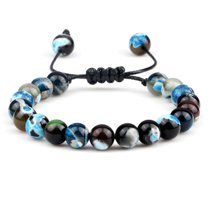 Adjustable Tiger Eye Stone Bracelet For Men And Women