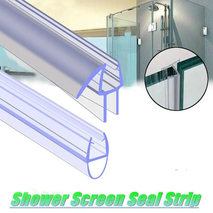 Shower Screen Door Seal Strip Water Baffle For Glass Doors