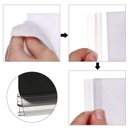 Shower Screen Door Seal Strip Water Baffle For Glass Doors