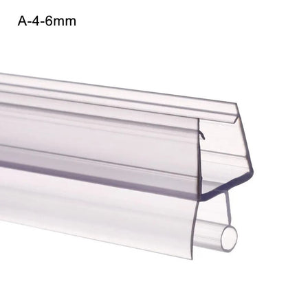 Shower Screen Door Seal Strip Water Baffle For Glass Doors