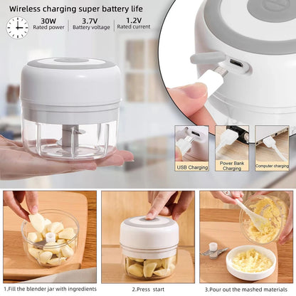 Mini USB Electric Food Chopper