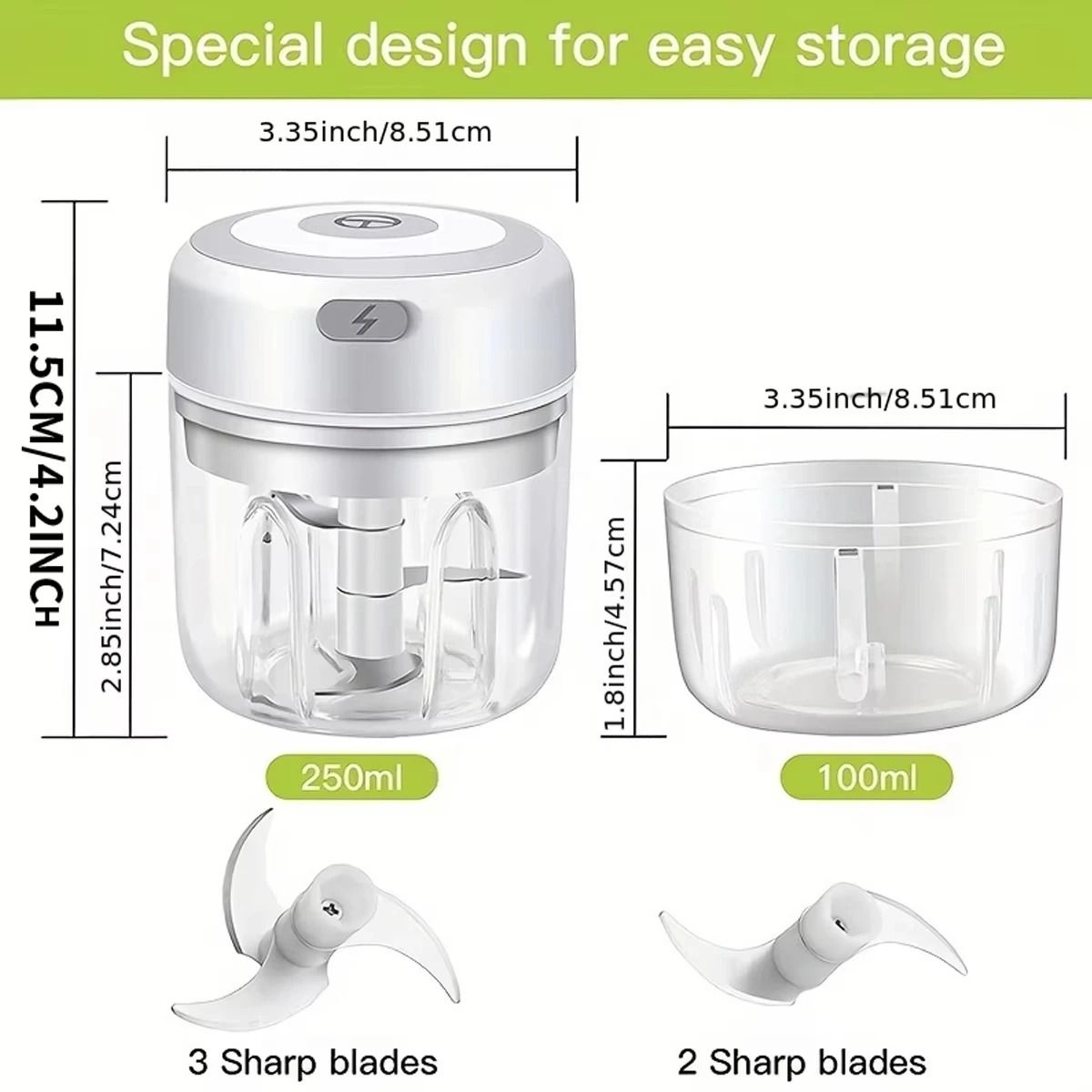 Mini USB Electric Food Chopper