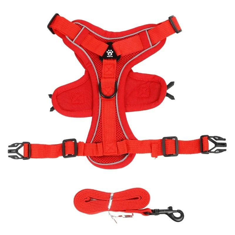 Adjustable Reflective No Pull Dog Harness And Leash Set