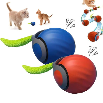 Interactive Smart Cat Toy Ball With Moving Tail