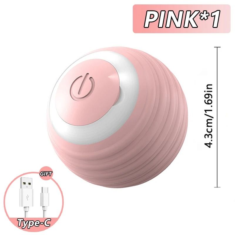 Interactive Smart Cat Toy Ball With Moving Tail