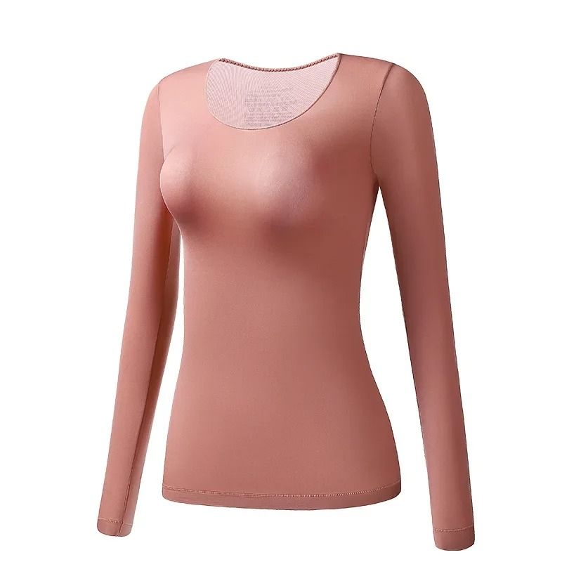 Womens Thermal Underwear Long Sleeve Winter Base Layer Shirt